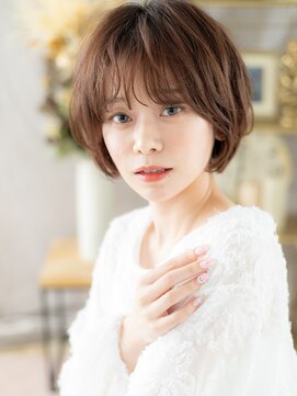 カバーヘア ブリス 北浦和(COVER HAIR bliss) ハッシュボブパーマ小顔フレンチカジュアルTd2北浦和20代30代