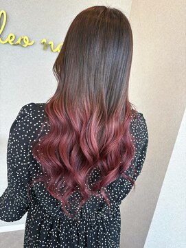 リアヘアー(Li'a hair) ピンクグラデーション