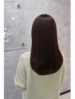 ビビ バイ マグ 岡谷店(bivi by Mag)&nbsp;ピンクブラウン＋顔周りレイヤー髪質改善30代