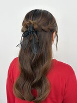 スタスタ 岩本町 秋葉原&nbsp;お団子ハーフアップ、ヘアセット