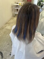 ロサ ファイブヘアー(Rosa..5Hair)&nbsp;BLUE×SILVERハイライト