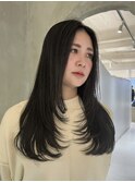 レイヤーカット顔周りレイヤーウルフハッシュカット