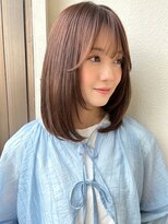 カバーヘア アカデミー 北浦和西口店(COVER HAIR ACADEMY)&nbsp;透明感カラーグレージュ/ミディアムレイヤーブリーチなしp北浦和