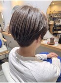 メンズライクショートandシルバーベージュカラー☆