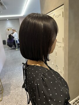 ボヌール 川西(Bonheur) まとまりの良い韓国風タッセルボブ