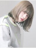 【VISION】透明感ベージュ×ポイントカラー