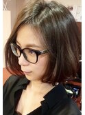 【お客様Style】ラフな質感のボブが大人のいい女を演出