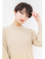カバーヘア イヴ 戸頭店(COVER HAIR EVE) モード&クールな黒髪小顔マニッシュショートZ戸頭20代30代40代!