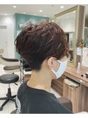 襟足すっきりマッシュショート