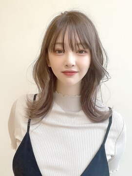ネオリーブギンザ 銀座店(Neolive GINZA) 外ハネ×透け感ベージュ＋小顔前髪【銀座】