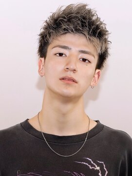 リップス 池袋(LIPPS) ツーブロアップバング刈り上げソフトツイストビジカジショート