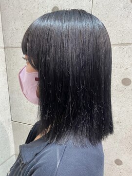 ヘアサロン ドット トウキョウ カラー 町田店(hair salon dot. tokyo color) [杉本]ブルーブラック [町田駅]