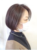 30代・40代・50代にオススメ 伸ばしかけショートボブ