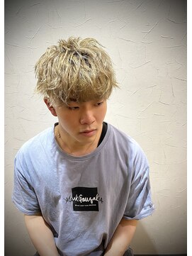 ヒロギンザ 銀座一丁目店(HIRO GINZA) 王道マッシュ×ハイトーン