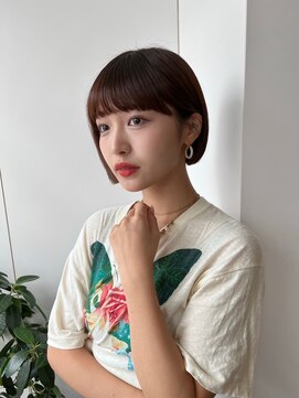 サンド 鹿児島中央(sand) 黒髪/グレーベージュ/レイヤーロング/前髪パーマ[鹿児島駅]