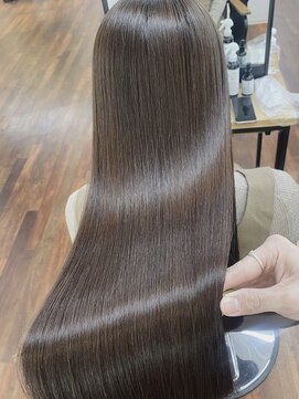 ヒアー 岡山(here) 髪質改善/艶ボルドー/ベビーバング/プレミアムカラー