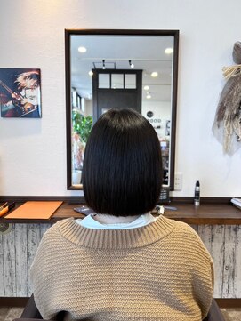 ゴデーレ(GODERE) 大人黒髪ショートナチュラル縮毛矯正ツヤ髪