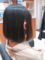 トイ(TOY)&nbsp;僕が考えたカット技法で乾かすだけで内にまとまるボブです！