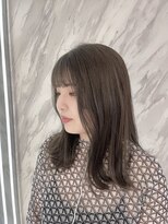 ピリオド 赤坂(Period.) 【MIZUHO】透明感抜群オリーブベージュ　　髪質改善