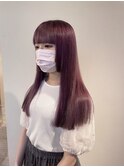 デザインカラー/レイヤーカット/ウェットヘア/オリーブベージュ