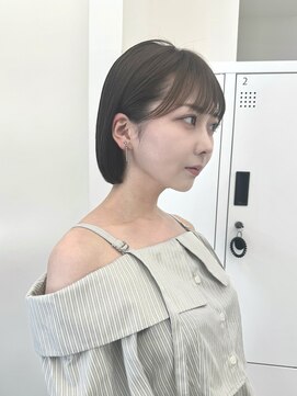 サンド 大阪梅田(sand) ショートボブ/フルバング/イメチェン/似合わせカット