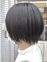 ジェムヘアスタジオ 湘南平塚南口店(Gem Hair Studio)&nbsp;縮毛矯正で作るナチュラル丸みショート【Gem 神原】