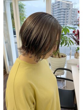 リール(THE RIRE.) ＊THE  RIRE.  オリーブグレー×レイヤーボブ＊