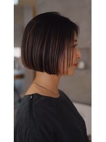 ハウ 心斎橋(how)&nbsp;ショート髪質改善ハイライト縮毛矯正酸性縮毛矯正白髪染め