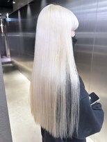 ペレ 栄店(PELE)&nbsp;イメチェン/ホワイトブロンド/外ハネボブ/美髪/栄