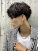 パーマ/サーフカール/スパイキーショート/ブルーブラック