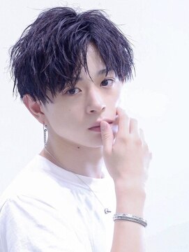 リップス 原宿(LIPPS) 黒髪コンマバングがカッコいいショート