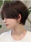 イメチェン小顔似合わせ30代40代50代グレージュショートボブ