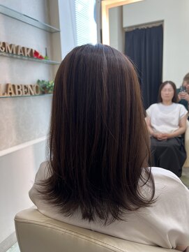 ウィル あべの店(WiLL) ナチュラルな縮毛に透明感カラー