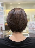 ショート×ラベンダーブラウン