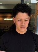#MEN’S HAIR#サーフカール#刈り上げセンターパート#フェード