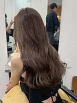 エンネ 新宿(enne)&nbsp;チャコール/オリーブグレー/レイヤーカットダブルカラー韓国新宿