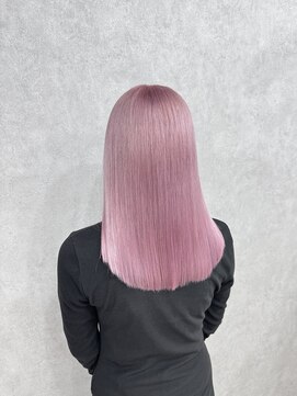 アン ブリーチ 大宮駅東口店(UN BLEACH) ブリーチ2回ペールピンク