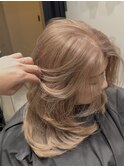 バタフライカットシャギーハイレイヤーカットレイヤーショート