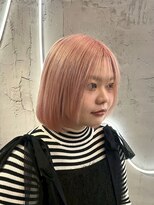 ヴィサージュバスク(VISAGE ba.s.k)&nbsp;透明感あふれるペールトーンカラーボブ