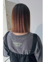 アイデザイン(I design) 艶感◎切りっぱなしストレートボブ