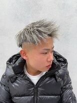 ルースト 西院店(ROOST)&nbsp;MEN’S HAIR/パイルツイスト/ホワイトハイライト/眉毛サロン