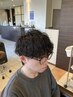 【メンズ】似合わせカット＋特殊パーマ(波巻き、ツイスト)￥14,300→11,000～