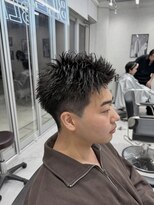 リアリクス(REALIX)&nbsp;大宮刈り上げスパイキーショートアップバングメンズショート