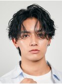銀座シャドウパーマニュアンスパーマツーブロックメンズパーマ