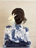 カチモリヘア　浴衣ヘアアレンジ