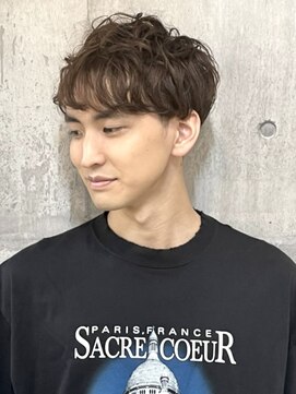 扉(GATE) マッシュ×カラーパーマ