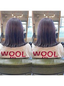 ヘアーサロン リバース(Hair Salon Rebirth) 【防府/Rebirth】ブルーラベンダー×ダークグレー
