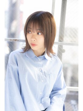 ハイル(Heil) 【Heil】 外ハネボブ/シースルーバング/フェザーバング/透明感