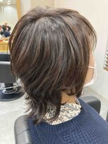 マリーチレイ(lei marichi ray)&nbsp;ソフトウルフレイヤー×グレージュ