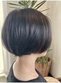 コンパクトボブ×ミントアッシュ